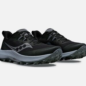 Saucony Peregrine 14 Black Carbon Women's Sneakers